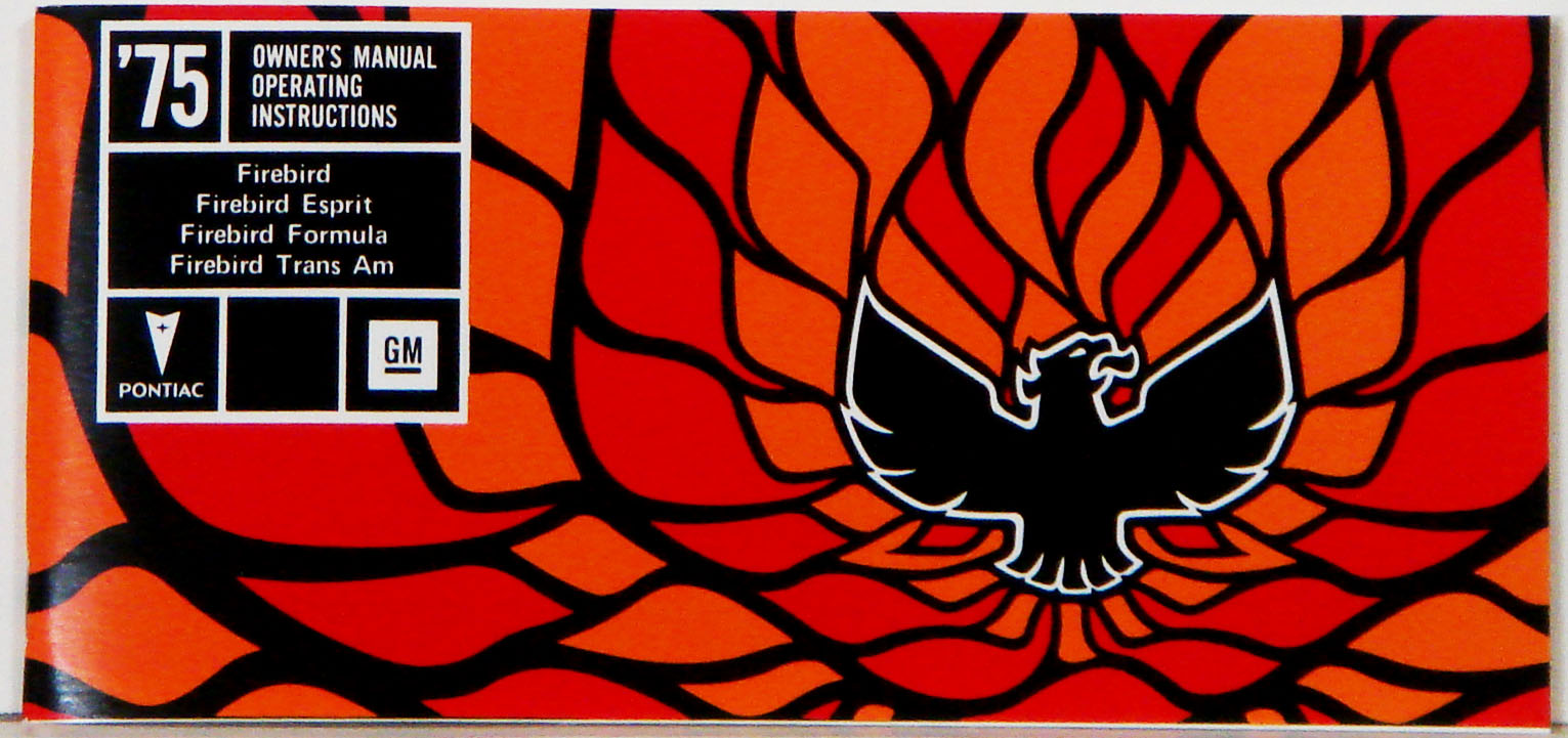 1975 Pontiac(Firebird) Owners Manual