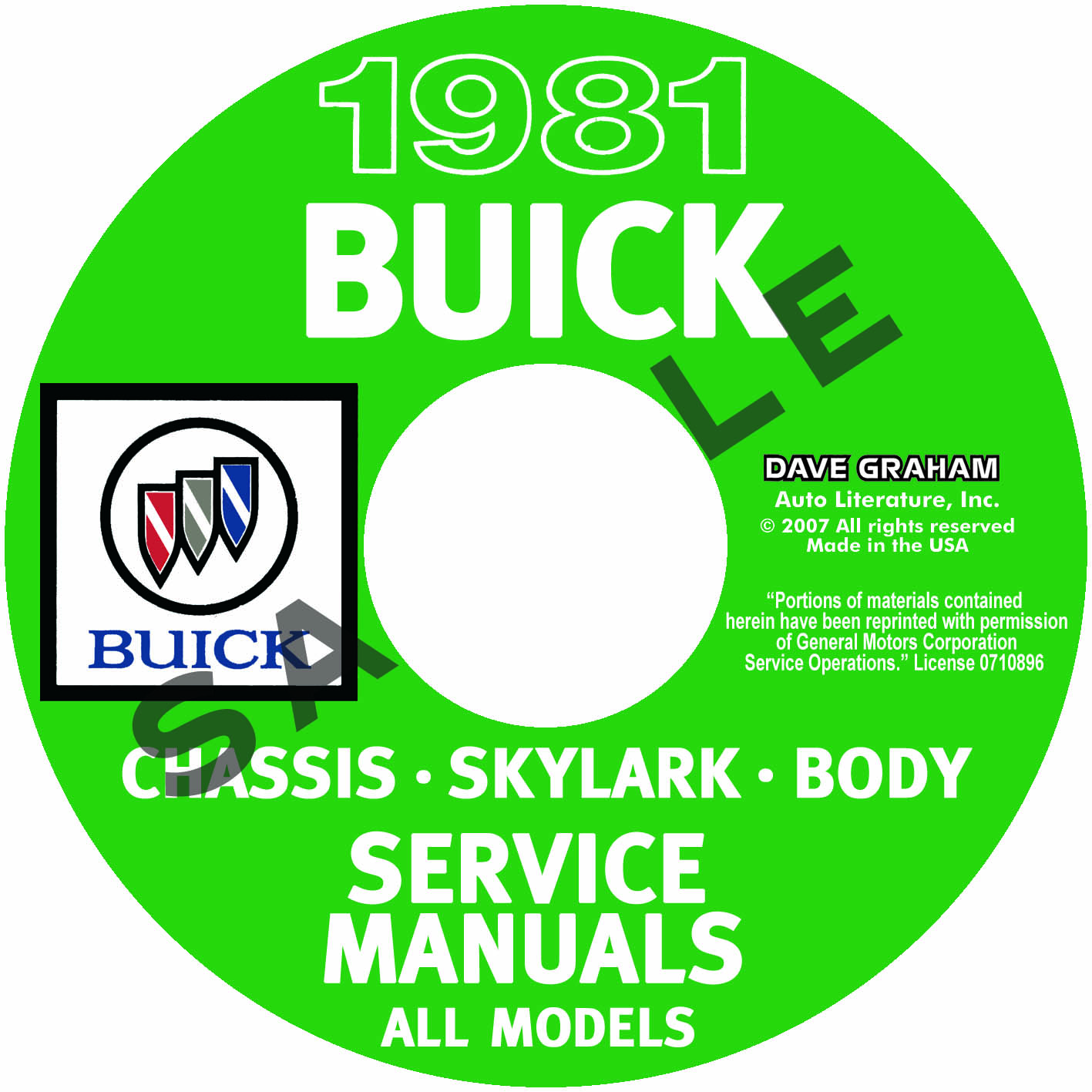 1981 BUICK REPAIR MANUALS ALL MODELS