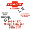 1938-1972 CHEVROLET ILLUSTRATED PARTS BOOKS