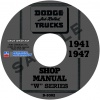 1941, 1942,- 1946, 1947 DODGE PICKUP & TRUCK REPAIR MANUAL