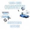 1953, 1954, 1955, 1956, 1957, 1958, 1959, 1960, 1961, 1962 CORVETTE SERVICING GUIDE/REPAIR MANUAL