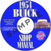 1954 BUICK CD-ROM REPAIR MANUAL - ALL MODELS