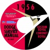 1956 DODGE SERVICE MANUAL - ALL MODELS