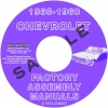 1958, 1959, 1960 CHEVROLET FACTORY ASSEMBLY MANUALS - ALL MODELS