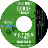 1960-1961 DODGE TRUCK REPAIR MANUALS - ALL MODELS