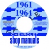 1961, 1962, 1963, 1964 CHEVROLET CAR REPAIR MANUALS - ALL MODELS