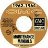 1962, 1963, 1964 GMC 1000-5000 Repair Manual