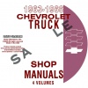 1963, 1964, 1965, 1966 CHEVROLET PICKUP, TRUCK, & VAN SERVICE MANUALS