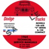 1964 DODGE TRUCK & 1964-1965 VAN REPAIR MANUALS - ALL MODELS