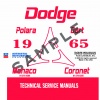 1965 DODGE SERVICE REPAIR MANUAL - ALL MODELS