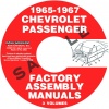 1965, 1966, 1967 CHEVROLET CAR FACTORY ASSEMBLY MANUALS