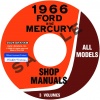 1966 FORD AND MERCURY REPAIR MANUALS - ALL MODELS