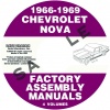 1966, 1967, 1968, 1969 CHEVROLET II NOVA ASSEMBLY MANUALS