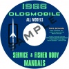 1966 OLDSMOBILE REPAIR MANUAL & BODY MANUAL- ALL MODELS