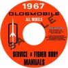 1967 OLDSMOBILE REPAIR MANUAL & BODY MANUAL- ALL MODELS