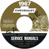 1967 CHEVROLET REPAIR MANUAL, BODY & OVERHAUL MANUALS- ALL MODELS