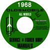 1968 OLDSMOBILE REPAIR MANUAL & BODY MANUAL- ALL MODELS