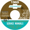 1969 CHEVY REPAIR, OVERHAUL, & BODY MANUALS- ALL MODELS