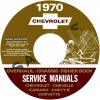 1970 CHEVY REPAIR , OVERHAUL, & BODY MANUALS- ALL MODELS