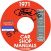 1971 FORD, LINCOLN, MERCURY REPAIR MANUALS  ALL MODELS