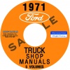 1971 FORD TRUCK REPAIR MANUAL 5 VOLUME SET