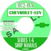 1972, 1973, 1974, 1975, 1976, 1977 CHEVROLET LUV REPAIR MANUALS