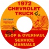 1972 CHEVY PICKUP & TRUCK REPAIR MANUAL & OVERHAUL MANUALS