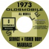 1973 OLDSMOBILE REPAIR MANUAL & BODY MANUAL- ALL MODELS