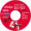 1974 DODGE CHASSIS AND BODY SERVICE REPAIR MANUALS - ALL MODELS