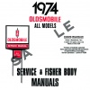 1974 OLDSMOBILE REPAIR MANUAL & BODY MANUAL- ALL MODELS