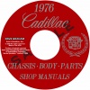1976 CADILLAC REPAIR MANUAL AND BODY MANUAL  ALL MODELS