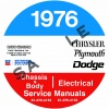 1976 CHRYSLER, DODGE, & PLYMOUTH SERVICE MANUALS - ALL MODELS