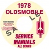 1978 OLDSMOBILE REPAIR MANUAL & BODY MANUAL- ALL MODELS