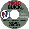1980 BUICK REPAIR MANUALS - ALL MODELS