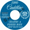1980 CADILLAC REPAIR MANUAL & BODY MANUAL - ALL MODELS