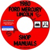 1980 FORD LINCOLN MERCURY CAR REPAIR MANUAL  ALL MODELS