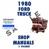 1980 FORD TRUCK AND VAN REPAIR MANUAL SET