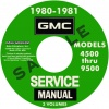 1980 GMC TRUCK MODELS 4500-9500 REPAIR MANUALS