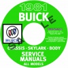 1981 BUICK REPAIR MANUALS - ALL MODELS