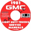 1981 GMC 1500-3500 TRUCK REPAIR MANUAL  ALL MODELS