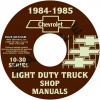 1984-1985 CHEVROLET TRUCK SHOP MANUALS