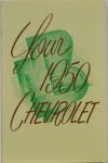 1950 Chevy Car Owners Manual