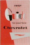 1957 Chevy Car Owners Manual