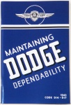 1940 Dodge Owners Manual,D14-D17