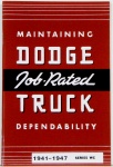1941-47 Dodge Truck Owners Manual