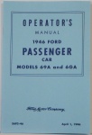 1946 Ford Car Owners Manual
