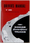 1961 Dodge Truck Owners Manual