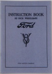 33 Ford Car Owners Manual