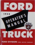 1954 Ford Truck Owners Manual