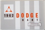 1962 Dodge Dart Owners Manual